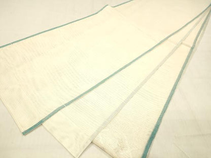 平和屋着物＊夏物 太鼓柄袋帯 枝花文 金銀糸 正絹 逸品 DABB3843cm