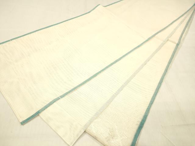 平和屋着物＊夏物 太鼓柄袋帯 枝花文 金銀糸 正絹 逸品 DABB3843cm