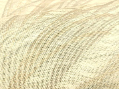 平和屋着物＊夏物 六通柄袋帯 草葉文 金糸 正絹 逸品 DABB3850cm