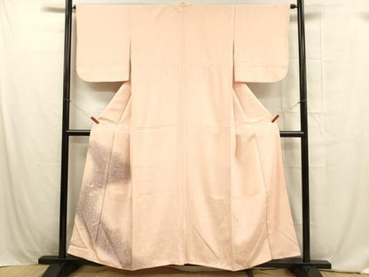 平和屋着物■色留訪問着 刺繍 草花文 暈し染め 正絹 逸品 DABB3905cm