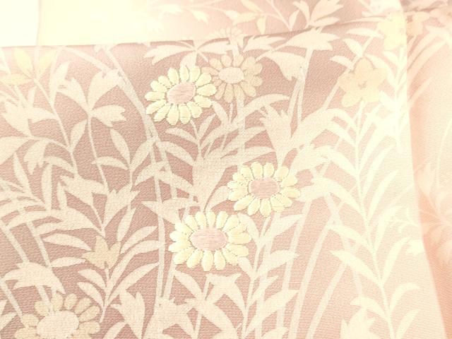 平和屋着物■色留訪問着 刺繍 草花文 暈し染め 正絹 逸品 DABB3905cm