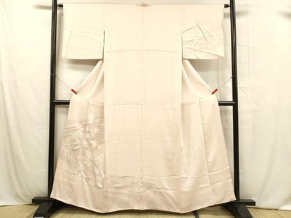 平和屋着物■訪問着 刺繍 結び紐文 暈し染め 正絹 逸品 DABB3928cm
