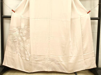 平和屋着物■訪問着 刺繍 結び紐文 暈し染め 正絹 逸品 DABB3928cm