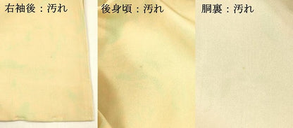 平和屋着物■長襦袢 袷 抽象文様 正絹 逸品 DABB3931cm
