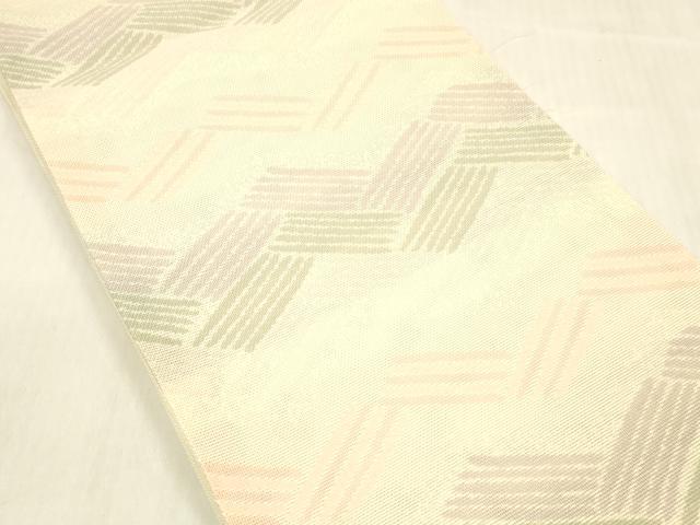 平和屋着物＊夏物 六通柄 京袋帯 抽象文様 DABB3958cm