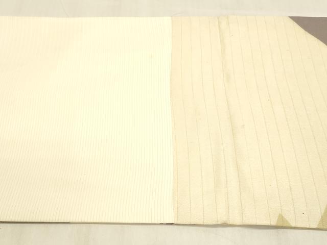 平和屋着物＊夏物 アンティーク 大正ロマン 九寸名古屋帯 駒刺繍 流水花文 正絹 逸品 DABB3971cm