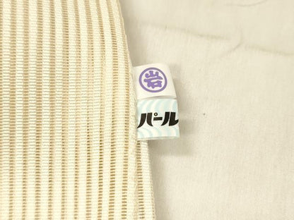 平和屋着物＊西陣 都織物謹製 夏物 絽綴れ 八寸名古屋帯 手おり櫛織 横段文 金銀糸 証紙付き 都謹製 正絹 逸品 DABB3988cm