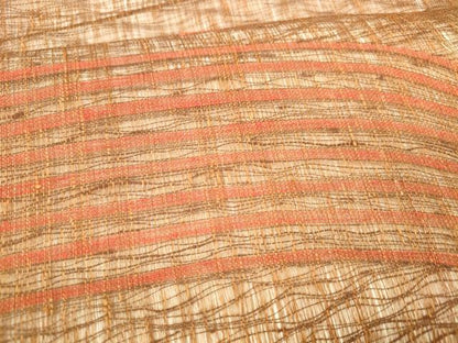 平和屋着物＊夏物 太鼓柄袋帯 櫛織 横段文 正絹 逸品 DABB4000cm