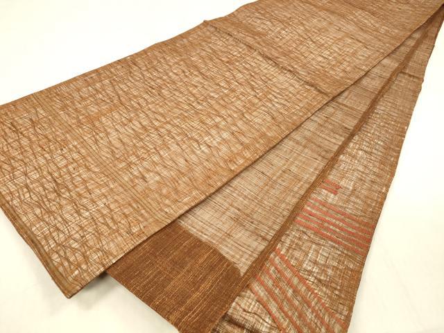 平和屋着物＊夏物 太鼓柄袋帯 櫛織 横段文 正絹 逸品 DABB4000cm