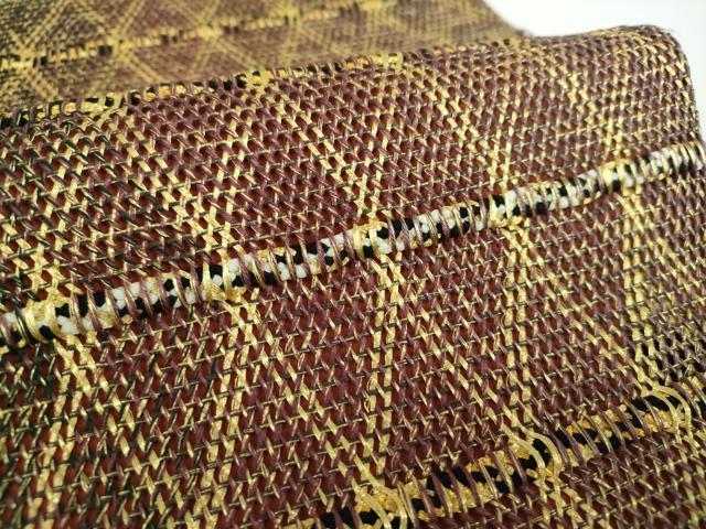 平和屋着物○ひなや工房 くむ・あむ・おる 伊豆蔵明彦 組織 太鼓柄