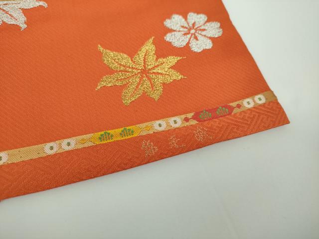 平和屋着物●六通柄　本袋帯　龍村平蔵柄　威毛錦　金銀糸　正絹　逸品　DABB4015ps