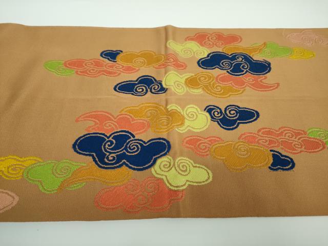 平和屋着物●龍村美術織物　六通柄　本袋帯　唐織　咆哮獅子錦　正絹　逸品　DABB4024ps