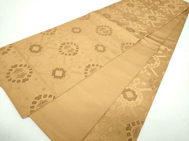 平和屋着物○西陣 川島織物 六通柄 本袋帯 吉祥花文 金糸