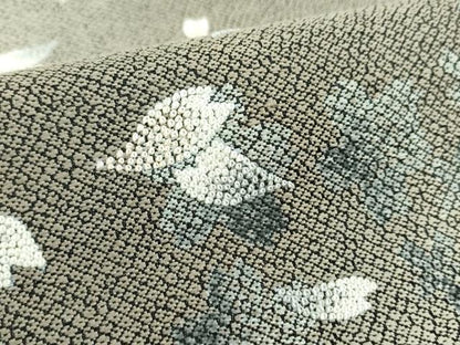 平和屋着物●極上　中国人間国宝　将雪英　中国三大刺繍　相良刺繍　袋帯　舞桜　正絹　逸品　未使用　DABB4077ps