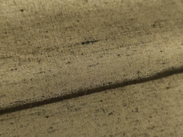 平和屋着物●男性　紬　濃樺茶色　正絹　逸品　DABB4116ps