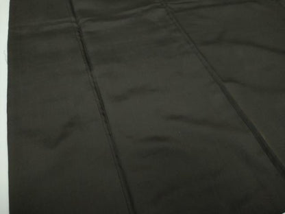 平和屋着物●男性　紬　焦げ茶色　正絹　逸品　DABB4120ps