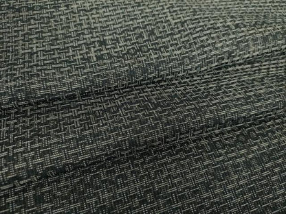 平和屋着物●男性　紬　幾何学文様　正絹　逸品　DABB4122ps