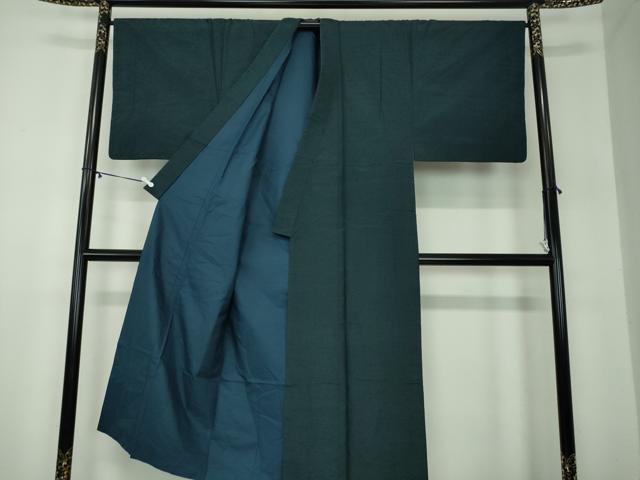 平和屋着物●男性　紬　百入茶色　正絹　逸品　DABB4123ps