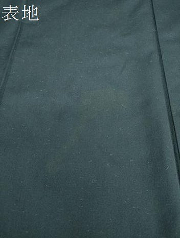 平和屋着物●男性　紬　濃鉄御納戸色　正絹　逸品　DABB4129ps