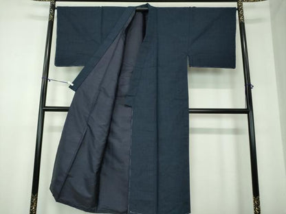 平和屋着物●男性　紬　亀甲柄　正絹　逸品　DABB4132ps