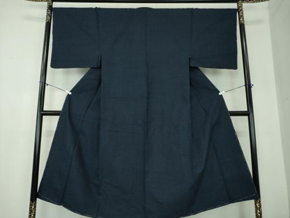 平和屋着物●男性　紬　亀甲柄　正絹　逸品　DABB4132ps