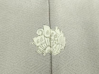 平和屋着物●訪問着　作家物　手描き　霞花文　暈し染め　金銀彩　正絹　逸品　DABB4138ps