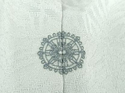 平和屋着物●訪問着　駒刺繍　吉祥花文　金彩　正絹　逸品　DABB4150ps