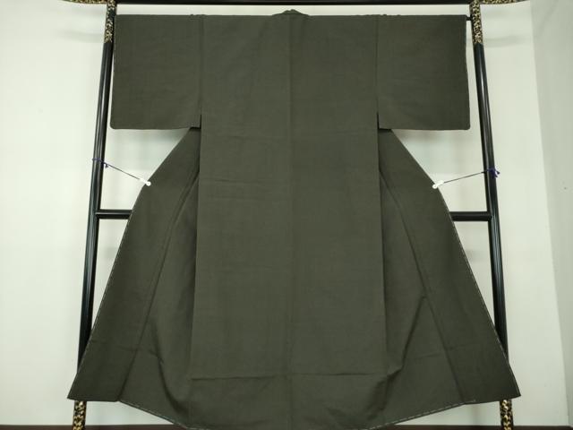 平和屋着物●男性 本塩沢 蚊絣 正絹 逸品 未使用 DABB4156ps