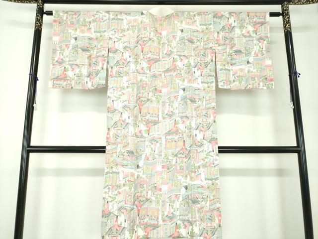 平和屋着物●上質な長襦袢 無双仕立て 山車 正絹 逸品 DABB4160ps