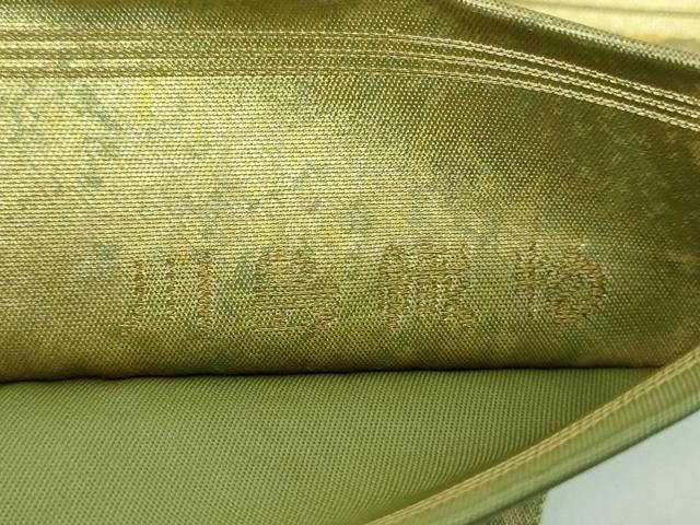 平和屋着物●西陣 川島織物 六通柄 本袋帯 更紗花文 金糸 引箔 正絹 逸品 DABB4187ps