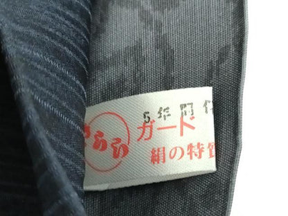 平和屋着物●両面 六通柄袋帯 手描き 笹竹文 金彩 正絹 逸品 未使用 DABB4190ps