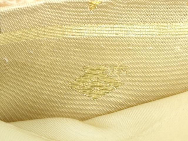 平和屋着物●西陣の名門 本家加納 六通柄袋帯 唐織 宝尽くし花文 金糸 正絹 逸品 DABB4195ps