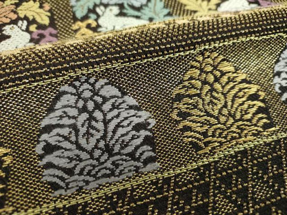 平和屋着物●極上　六通柄袋帯　唐織　金華山織　文龍名物裂　金糸　正絹　逸品　DABB4237ps