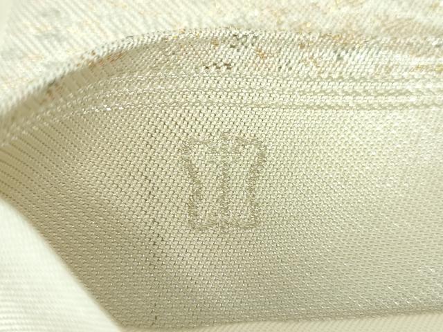 平和屋着物●西陣 川島織物 六通柄 本袋帯 霞文 金銀糸 正絹 逸品 DABB4255ps