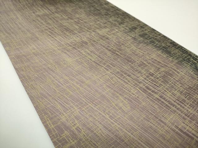 平和屋着物●両面 全通柄袋帯 大江山 鬼紬 変わり花間道 銀彩 証紙付き 正絹 逸品 未使用 DABB4274ps