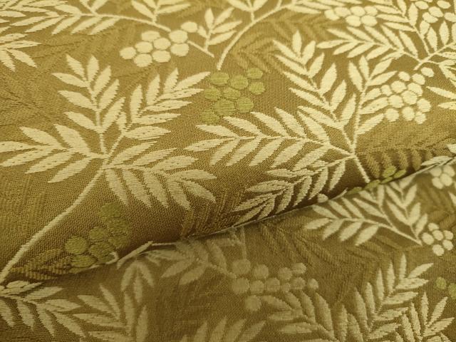 平和屋着物●こむさでもーど・COMME CA DU MODE 六通柄京袋帯 唐織 南天文 正絹 逸品 DABB4293ps