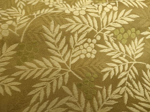 平和屋着物●こむさでもーど・COMME CA DU MODE 六通柄京袋帯 唐織 南天文 正絹 逸品 DABB4293ps