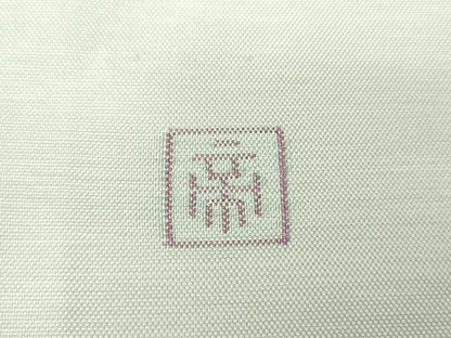 平和屋着物●京の名門 じゅらく謹製 帝王 九寸名古屋帯 すくい織 飾花文 金糸 正絹 逸品 DABB4298ps
