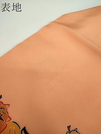 平和屋着物●塩瀬 九寸名古屋帯 刺繍 張り子虎 金糸 正絹 逸品 DABB4302ps
