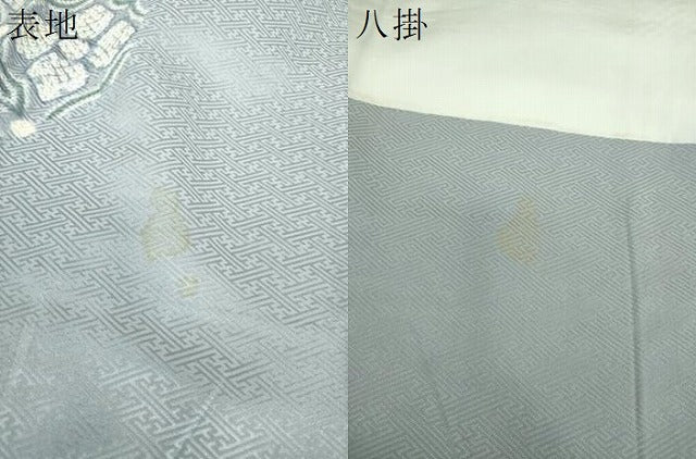 平和屋着物●訪問着　総絞り　辻が花　正絹　逸品　DABB4322ps