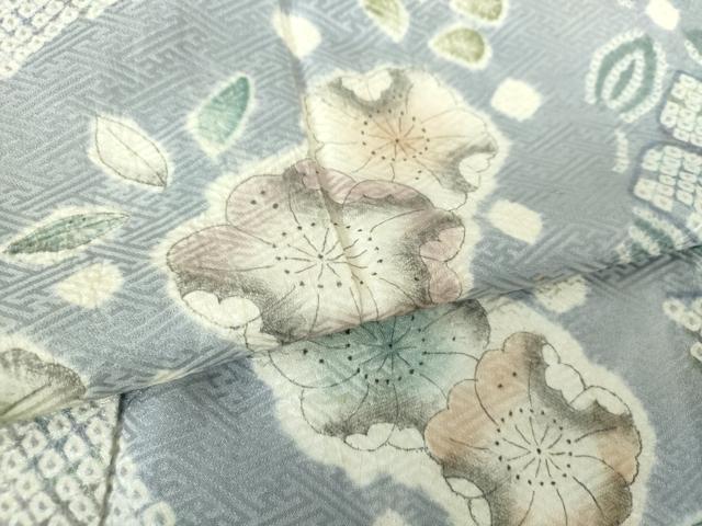 平和屋着物●訪問着　総絞り　辻が花　正絹　逸品　DABB4322ps