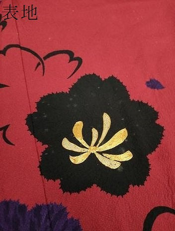 平和屋着物●豪華振袖 駒刺繍 舞花文 金彩 正絹 逸品 DABB4338ps