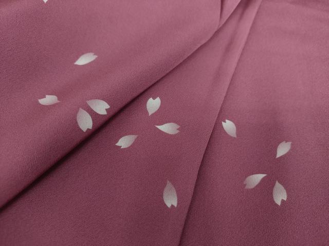 平和屋着物●上質な小紋 舞桜 正絹 逸品 DABB4339ps