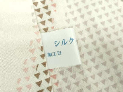 平和屋着物●上質な長襦袢 無双仕立て 鱗文様 正絹 逸品 DABB4353ps