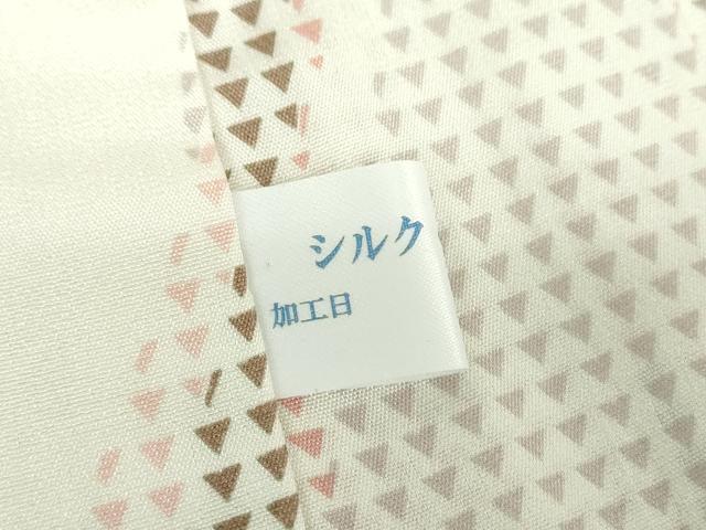 平和屋着物●上質な長襦袢 無双仕立て 鱗文様 正絹 逸品 DABB4353ps