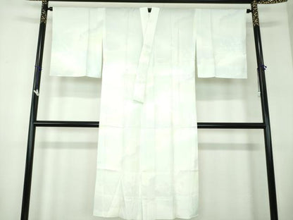 平和屋着物●上質な長襦袢　無双仕立て　雲取り秋草地紋　暈し染め　正絹　逸品　未使用　DABB4354ps
