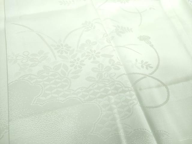 平和屋着物●上質な長襦袢　無双仕立て　雲取り秋草地紋　暈し染め　正絹　逸品　未使用　DABB4354ps