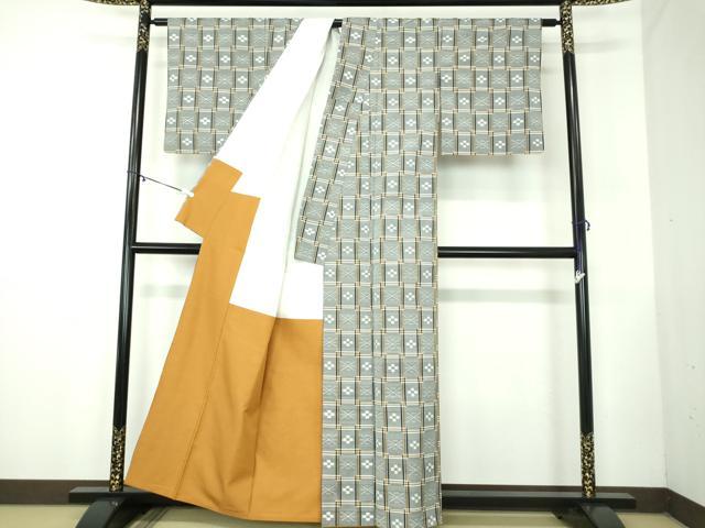 平和屋着物●本場琉球絣 大城廣四郎織物工房謹製 吉祥文様 正絹 逸品 DABB4361ps