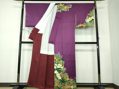 平和屋着物●TOKI志すい キモノモードオリジナルブランド 訪問着 花鳥文 金銀彩 正絹 逸品 DABB4364ps