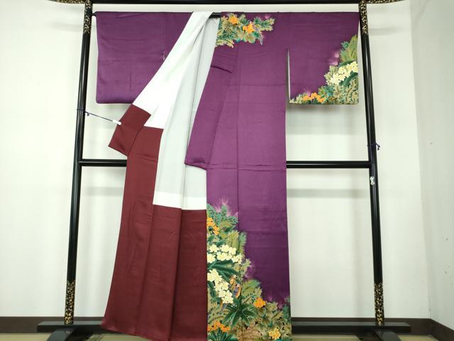 平和屋着物●TOKI志すい キモノモードオリジナルブランド 訪問着 花鳥文 金銀彩 正絹 逸品 DABB4364ps